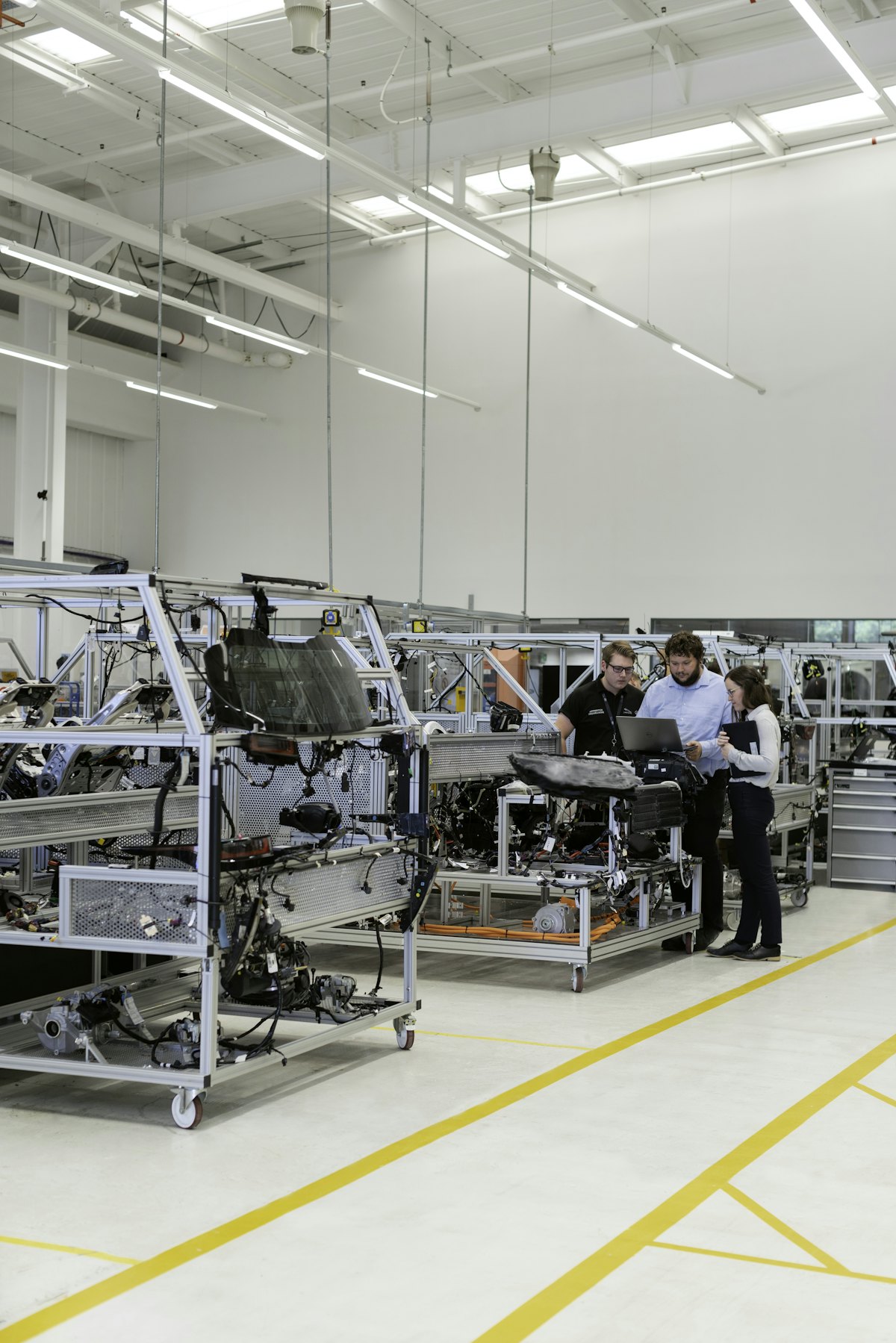 Modern manufacturing facility